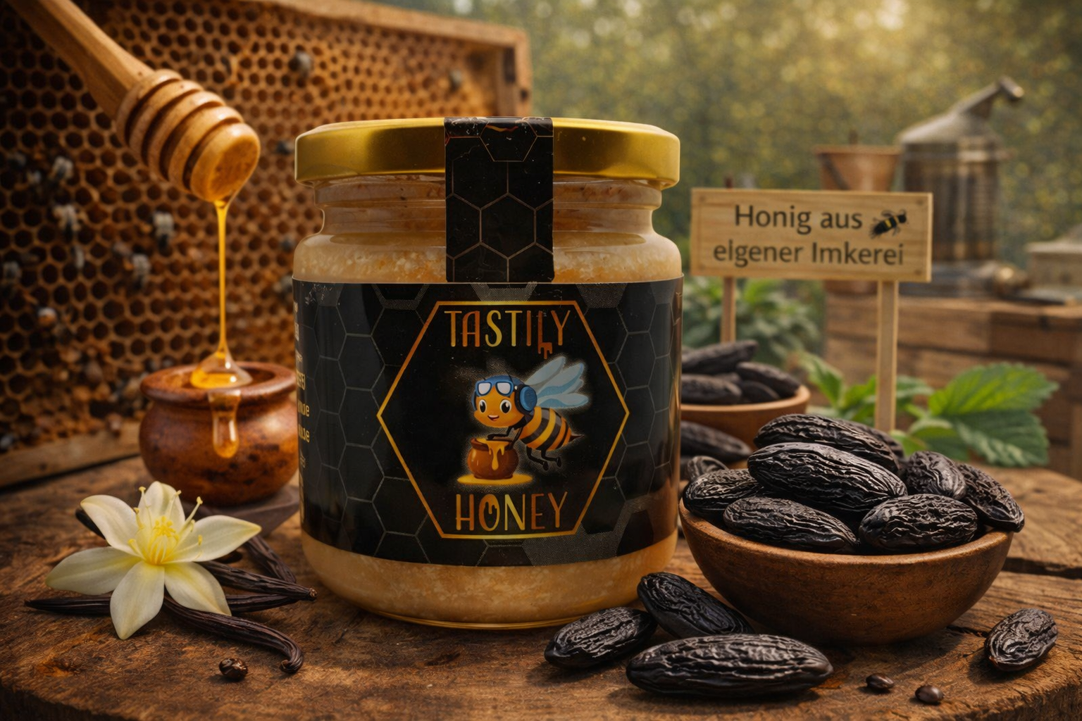 Tonkabohne in Honig 250g