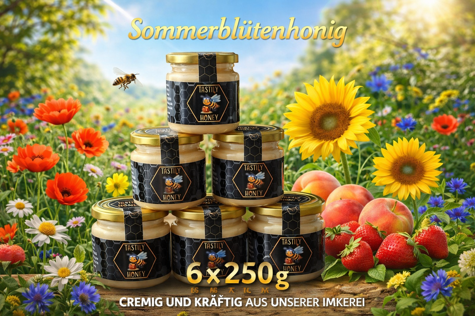 Sommerblütenhonig Sparpaket 6x250g